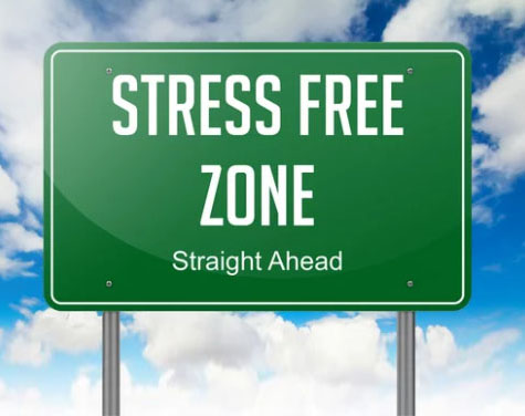 stress free sign